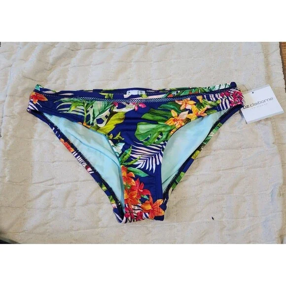 Liz Claiborne Swim New Liz Claiborne Floral Bikini Bottom